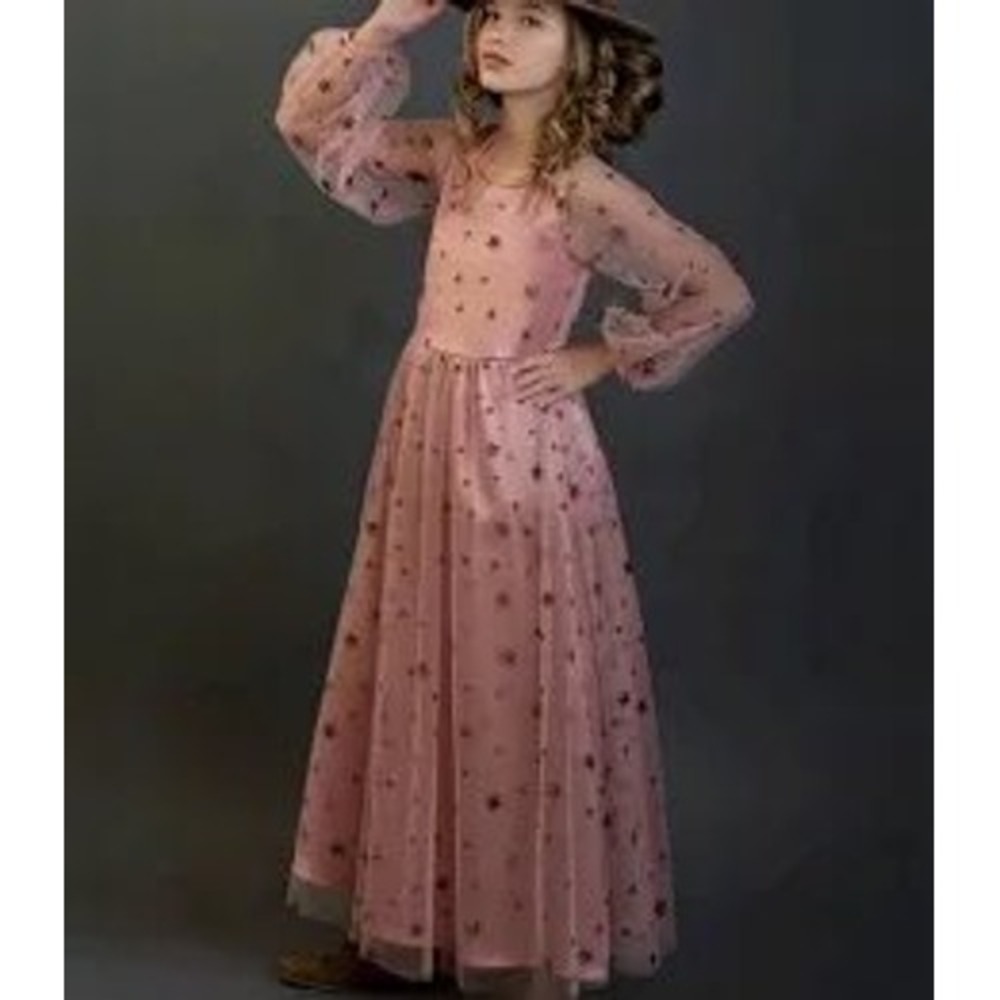 Joyfolie Layla Dress Girls Sz 14 Dreamy Sheer Tulle Whimsical Celestial Holiday